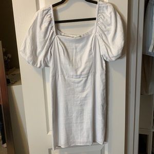 Cute white mini dress